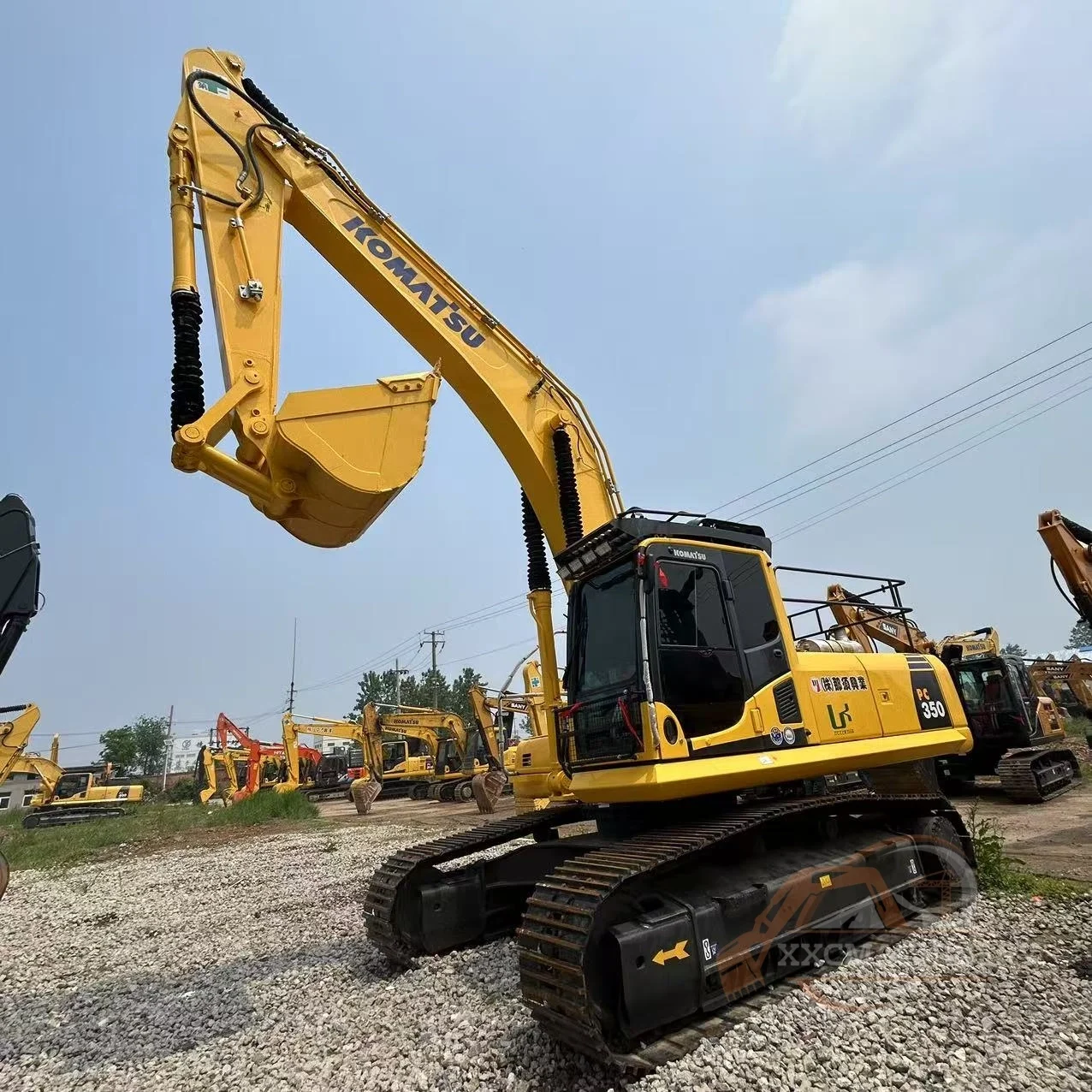 Used Komatsu PC350 excavator (1)
