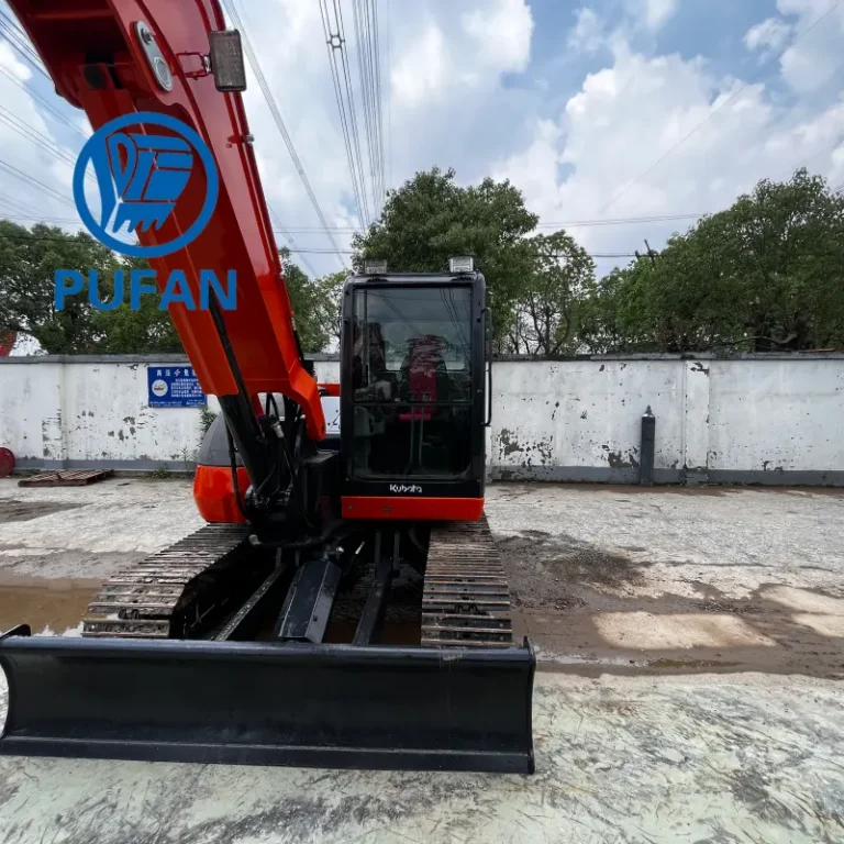 Used Kubota kx080-4 excavator