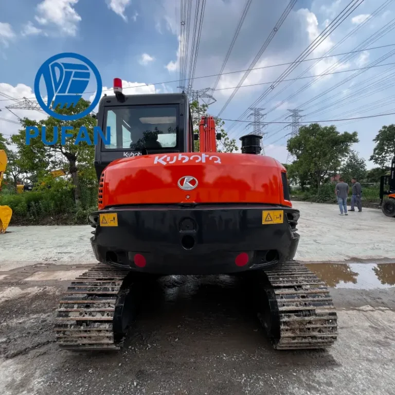 Used Kubota kx080-4 excavator2
